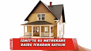 İzmit’te 85 metrekare daire icradan satılık