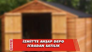 İzmit’te ahşap depo icradan satılık