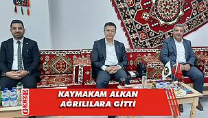 Kaymakam Alkan, Ağrılılar Derneği’ne konuk oldu 