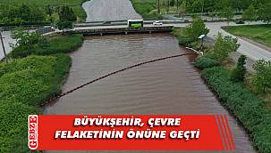 Kırmızı renkli atık su deşarjı yapan firmaya ceza