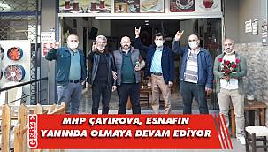 MHP Çayırova esnafa hayırlı işler diledi