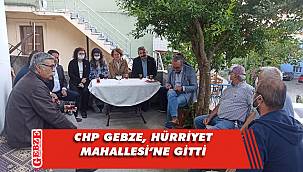 Orhan ve ekibi, Hürriyet Mahallesi'nde 