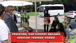 Pehlevan'dan Gebze bölgesinde aşı turu
