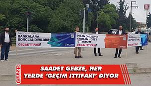 SP Gebze, her yerde ‘Geçim İttifakı’ diye haykırıyor