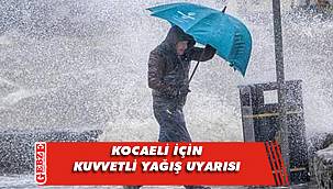 Valilikten kuvvetli yağış uyarısı