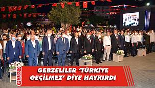 15 Temmuz’un 5. yıldönümünde Gebze meydandaydı