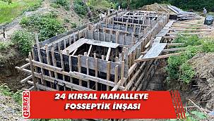 24 kırsal mahalleye fosseptik inşası