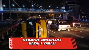 3 ticari taksi kazaya karıştı