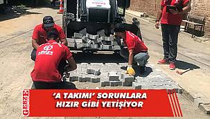 'A takımı' sorunları çözüyor