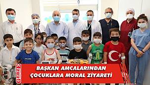 Başkan Büyükgöz'den sünnet çocuklarına moral