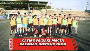 Başkan Çiftçi, gençlerle maç yaptı