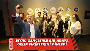 Bıyık, Darıcalı gençlerle bir araya geldi