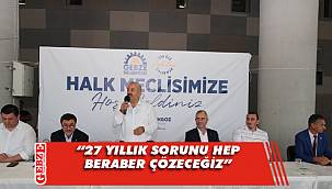 Büyükgöz, Adem Yavuz Mahallesi’nde müjdeyi verdi