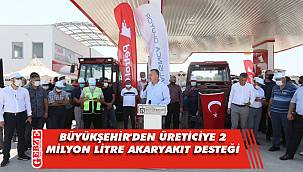 Büyükşehir'den çiftçiye büyük akaryakıt desteği