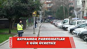 Büyükşehir parkomatları 5 gün ücretsiz