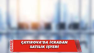 Çayırova'da icradan satılık işyeri
