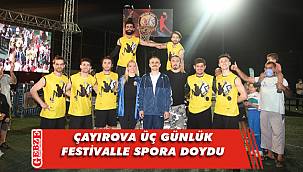 Çayırova’da muhteşem spor festivali