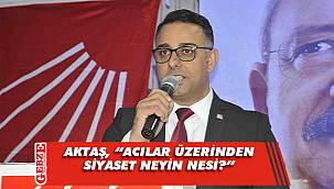 CHP’li Aktaş’tan Darıca Belediyesi’ne eleştiri
