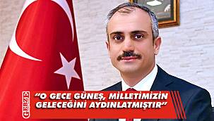 Çiftçi, 15 temmuz'u unutmadı