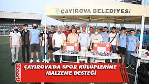 Çiftçi'den ilçedeki spor kulüplerine destek