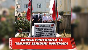 Darıca’da 15 Temmuz’da şehitlik ziyareti