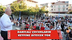 Darıca'da eğlence çocukların ayağına gidiyor