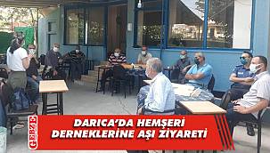 Darıca’da ekipler aşı seferberliği için sahada