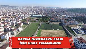 Darıca Nenehatun Futbol Sahası için ihale yapıldı