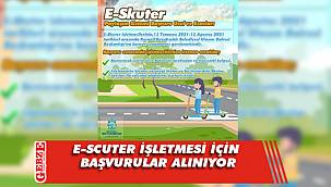 E-scuter işletmesi için başvurular alınıyor