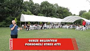 Gebze Belediyesi personeli piknikte eğlendi