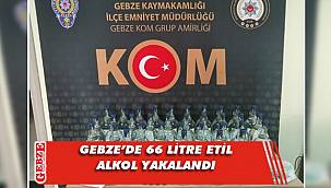 Gebze'de kaçak alkol operasyonu