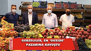 Gebze'nin güzide pazarı açıldı