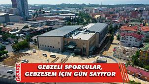 Gebze'nin yeni spor merkezinde çalışmalar bitmek üzere
