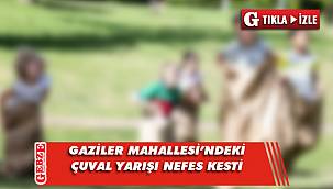 Gebze sokaklarında eğlenceli yarış