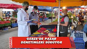 Gebze zabıtası pazarda denetim yaptı