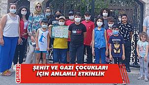 Gebzeli şehit ve gazi çocukları doyasıya eğlendi