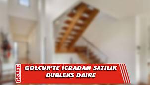 Gölcük'te icradan satılık dubleks daire