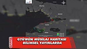 GTÜ’nün müsilaj haritaları bilimsel yayınlarda yer aldı