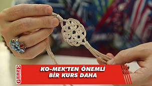 Gümüş Kazaz Kursu KO-MEK'te açıldı