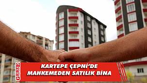 Kartepe Çepni’de mahkemeden satılık bina