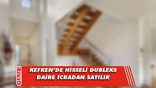 Kefken'de hisseli dubleks daire icradan satılık
