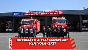 Kocaeli'den Manavgat'a yardım eli
