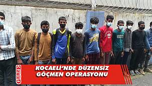 Kocaeli'nde 11 düzensiz göçmen yakalandı