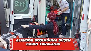 Kocaeli'nde asansör boşluğuna düşen kadın yaralandı