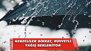 Kocaeli Valiliği’nden yoğun yağış uyarısı