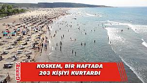 KOSKEM'den bir haftada yoğun mesai