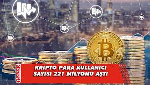 Kripto para kullanıcı sayısı 221 milyonu aştı