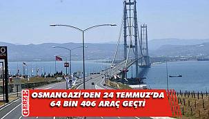 Osmangazi’den rekor sayıda araç geçti