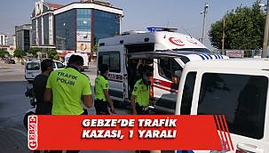 Otomobille çarpışan motosikletli yaralandı