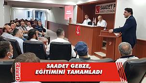 Saadet Gebze'de mahalle başkanlarına eğitim